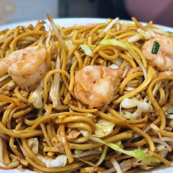 Massa Frita com Gambas