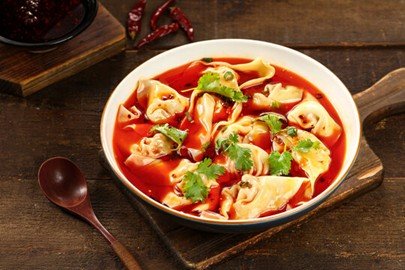Sopa Picante de Wonton