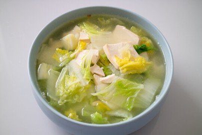 Sopa de Tofu com Couve Chinesa (G/P)