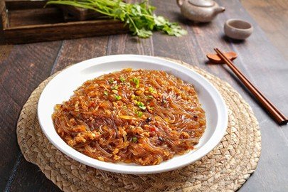 Massa de Batata Doce com Porco Picado