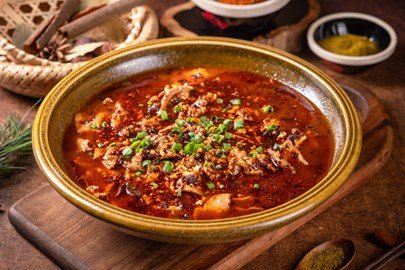 Porco Cozido com Molho Picante (G/P)