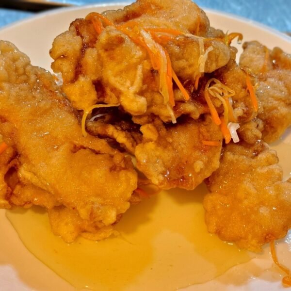 Fatias de Porco Agridoce Crocantes