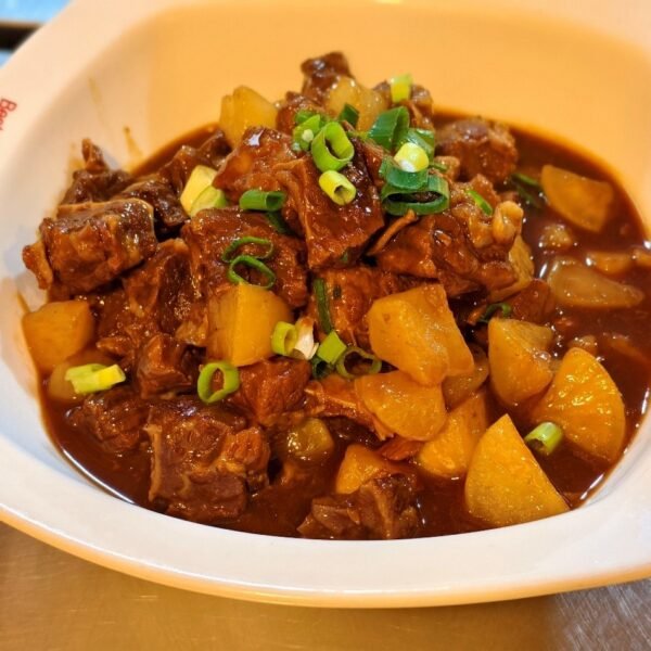 Aba de Vaca Estufada com Nabo