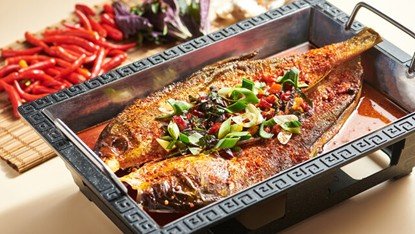 Peixe Picante com Molho à Nova Pequim